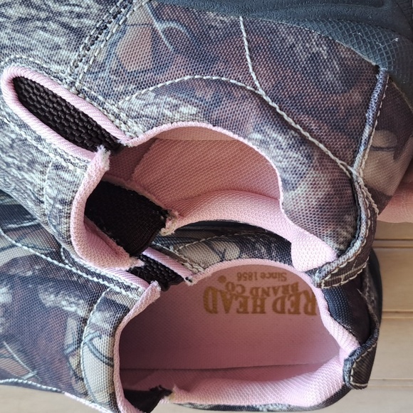 Redhead XTR Camo Pink Moc Slip-On Shoes for Ladies Comfort Durable Comfy - Picture 7 of 10